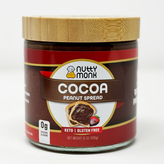 Nutty Monk: Cocoa Peanut Spread | 18 oz